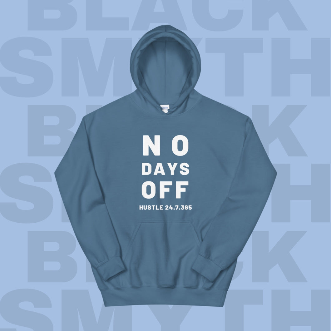 No Days Off Hoodie - Blue